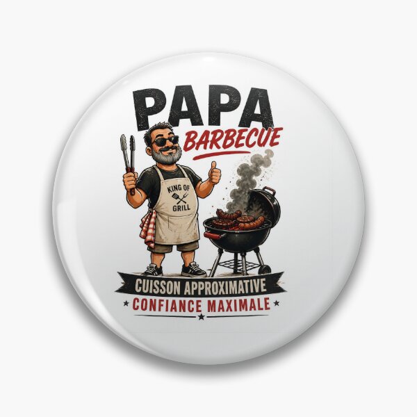 Item preview, Dad barbecues maximum confidence designed and sold by SnortStudio.