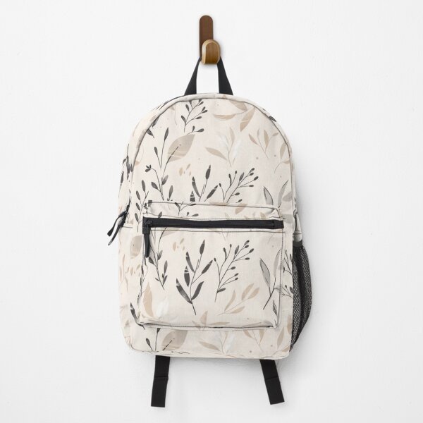 Item preview, Cream Neutral Botanical Pattern – Minimal Leaf & Branch Design designed and sold by MyTutina.
