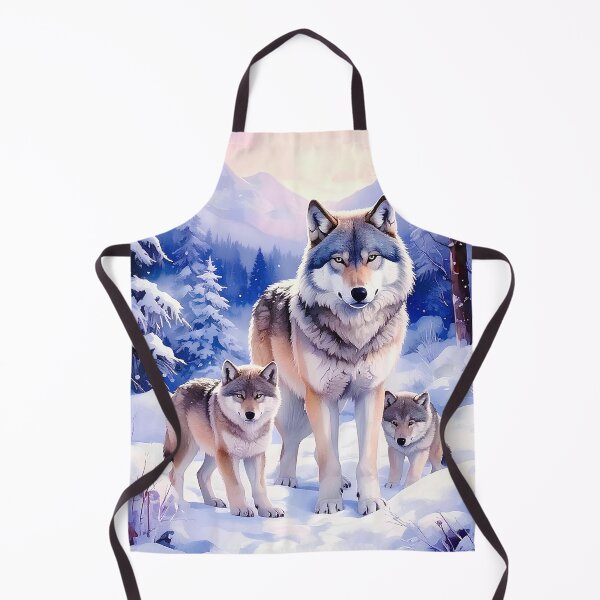 Item preview, Wolves in snowy forest designed and sold by Creative Visualize.