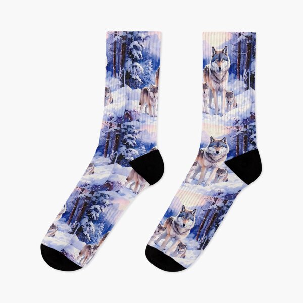 Item preview, Wolves in snowy forest designed and sold by Creative Visualize.