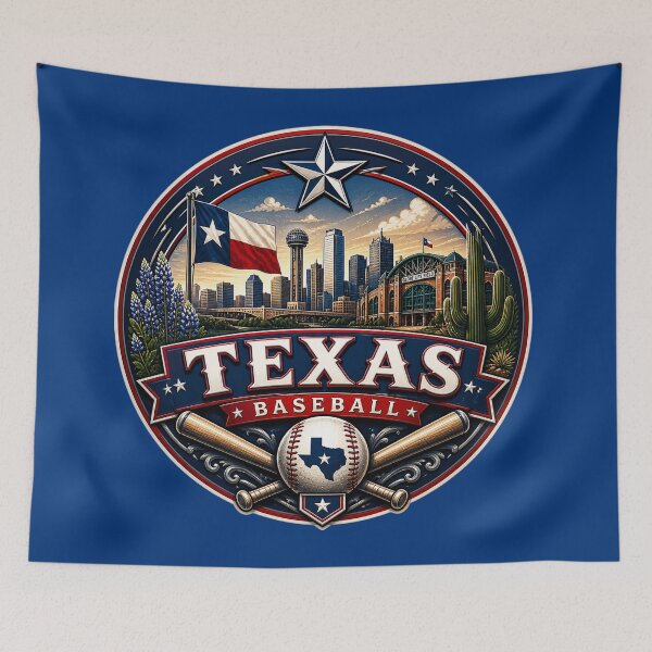 Item preview, Texas Baseball Style Logo – Lone Star T-Shirt, Hoodie & Sports Fan Gift designed and sold by TKOprintdesigns.