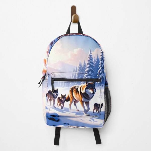 Item preview, Wolf family walking in snow designed and sold by Creative Visualize.
