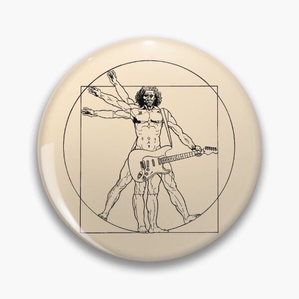 Item preview, Vitruvian Man with Guitar designed and sold by GorArt1.