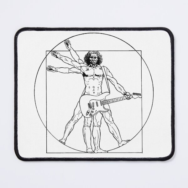 Item preview, Vitruvian Man with Guitar designed and sold by GorArt1.