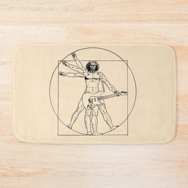 Item preview, Vitruvian Man with Guitar designed and sold by GorArt1.
