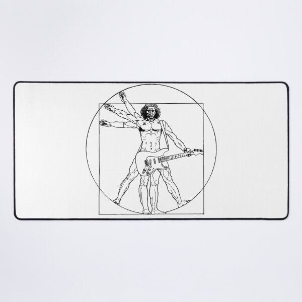 Item preview, Vitruvian Man with Guitar designed and sold by GorArt1.
