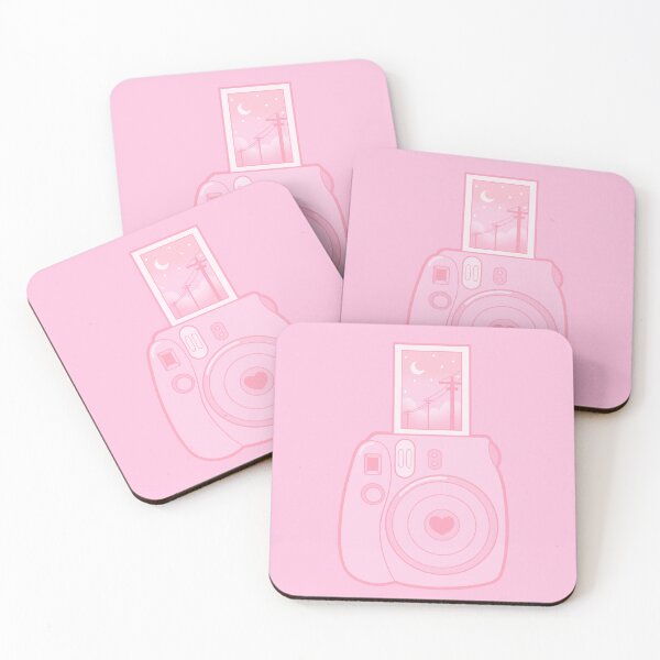 Item preview, Pink Polaroid Camera designed and sold by bumblebreeart.