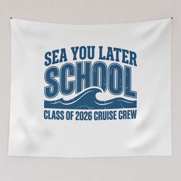 Item preview, Sea You Later School Class of 2026 Graduation Season Senior Trip 2026 designed and sold by gunaone-design.