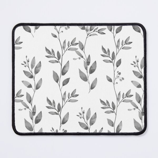 Item preview, Gray Watercolor Botanical Pattern – Minimal Leaf Branch Design designed and sold by MyTutina.