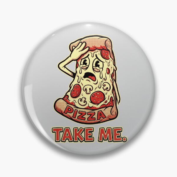 Item preview, Dramatic Pizza Slice Print designed and sold by Ortsas.