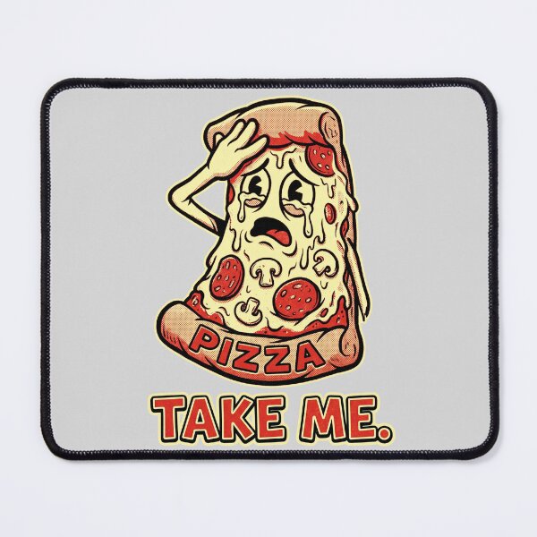 Item preview, Dramatic Pizza Slice Print designed and sold by Ortsas.