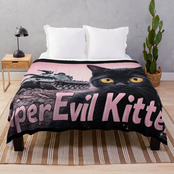 Item preview, Super Evil Kitten designed and sold by fadeinkstudio.