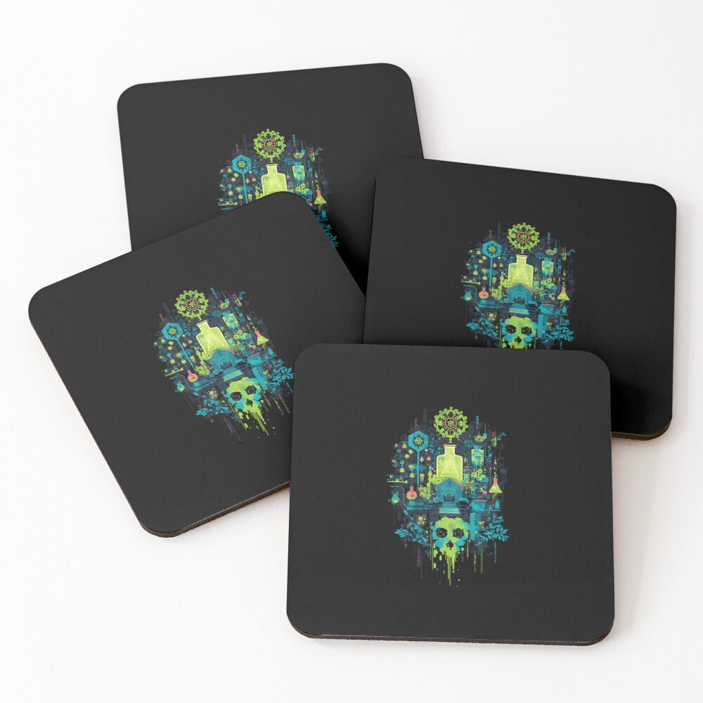 Item preview, Coasters (Set of 4) designed and sold by InkRebelia.