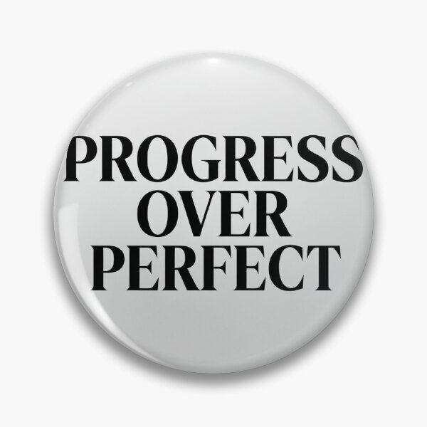 Item preview, Progress Over Perfect Motivational Minimal Quote designed and sold by CozyCramStudio.