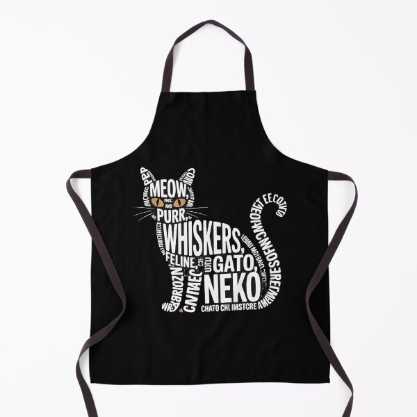 Item preview, Multilingual Cat Typography Silhouette Art Design designed and sold by Common-Standard.