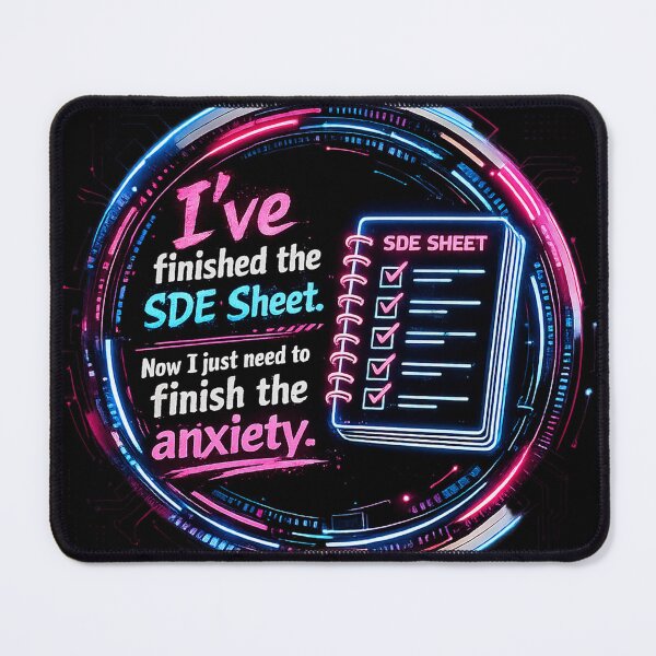 Item preview, SDE Sheet Done Anxiety Coding Meme designed and sold by DevStyleCo.