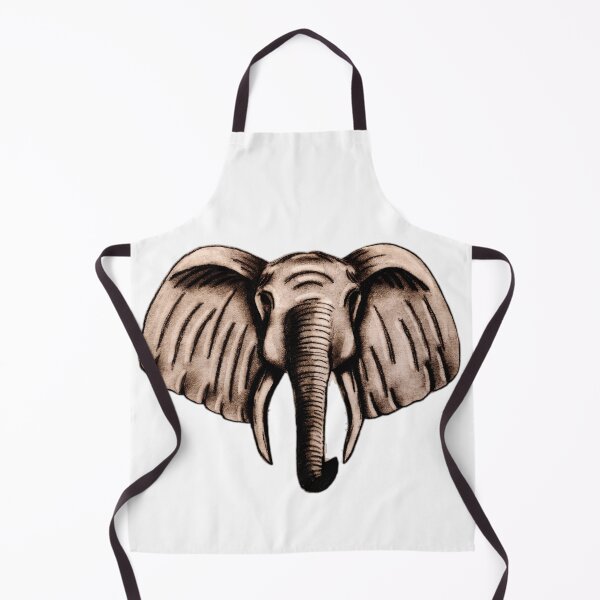 Item preview, Strength & Wisdom: Hand-Drawn Elephant Head designed and sold by Lauretius.