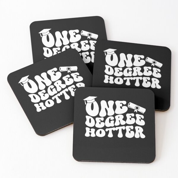 Item preview, One Degree Hotter Masters Degree Master Graduation Graduate School designed and sold by gunaone-design.