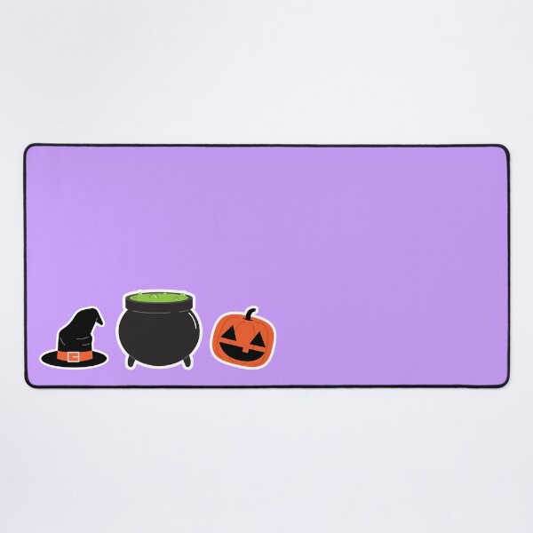Item preview, Happy Halloween Witch Hat Cauldron Pumpkin designed and sold by DJCartoonDesigns.