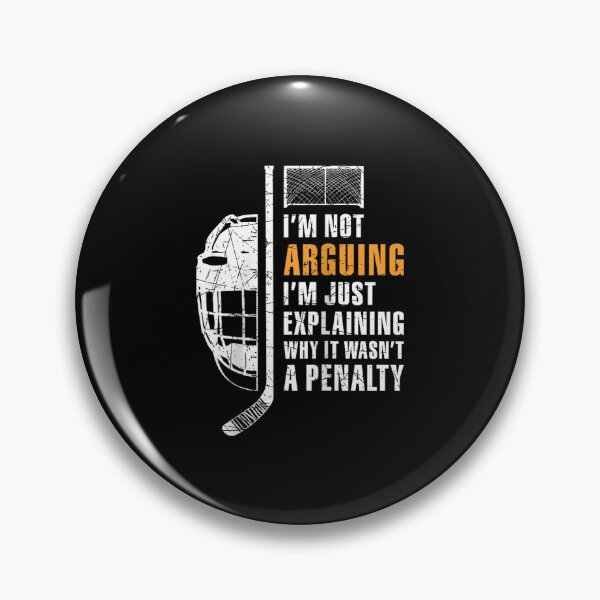 Item preview, Not Arguing Just Explaining Why It was Not A Penalty Hockey Raglan Baseball Tee designed and sold by mkrcsuuh2.