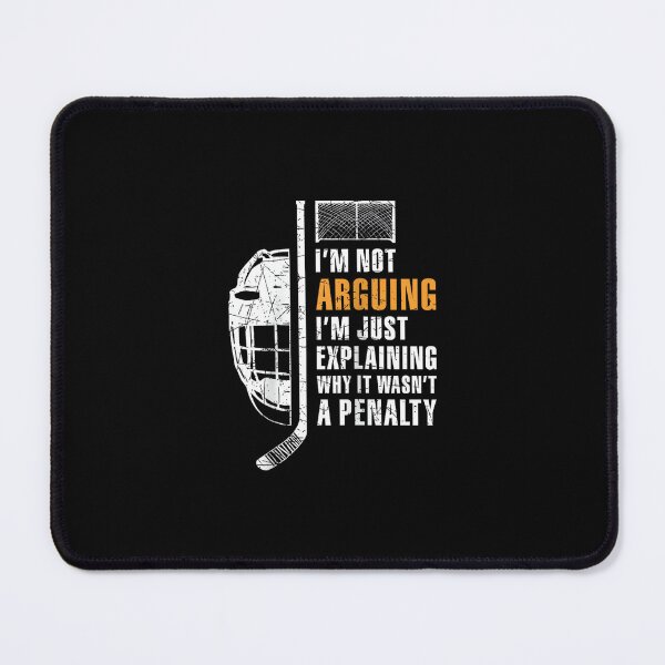 Item preview, Not Arguing Just Explaining Why It was Not A Penalty Hockey Raglan Baseball Tee designed and sold by mkrcsuuh2.