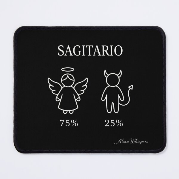 Item preview, Sagittarius: 75% Angel, 25% Devil designed and sold by Alma Whispers.