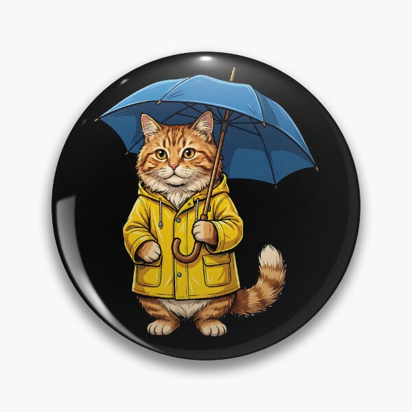 Item preview, Cat with umbrella designed and sold by ReneMM.