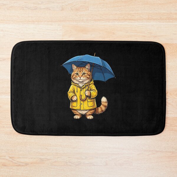 Item preview, Cat with umbrella designed and sold by ReneMM.