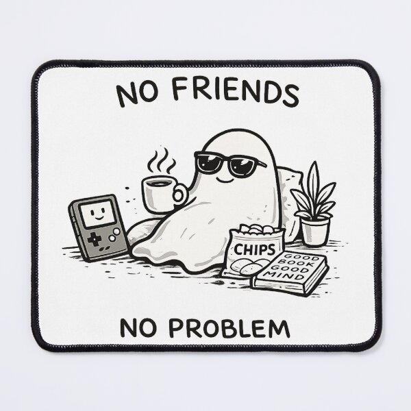 Item preview, No friends no problem designed and sold by ANCDESIGN.