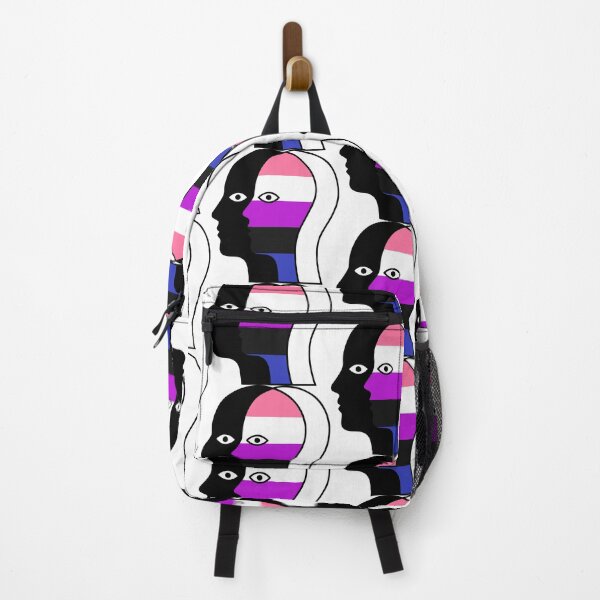 Item preview, Lgbtq Face Overlapping - Minimalist Genderfluid Identity Portrait designed and sold by Cannaxes Studio.