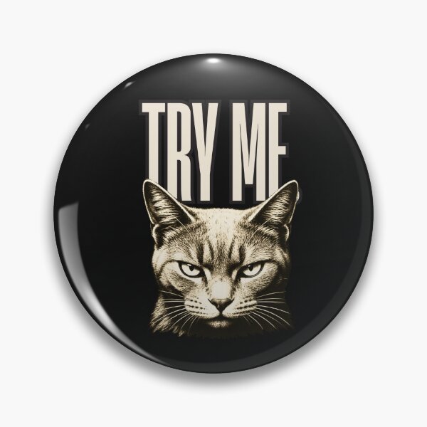Item preview, Try Me Cat Streetwear Design designed and sold by AdicretorDesign.