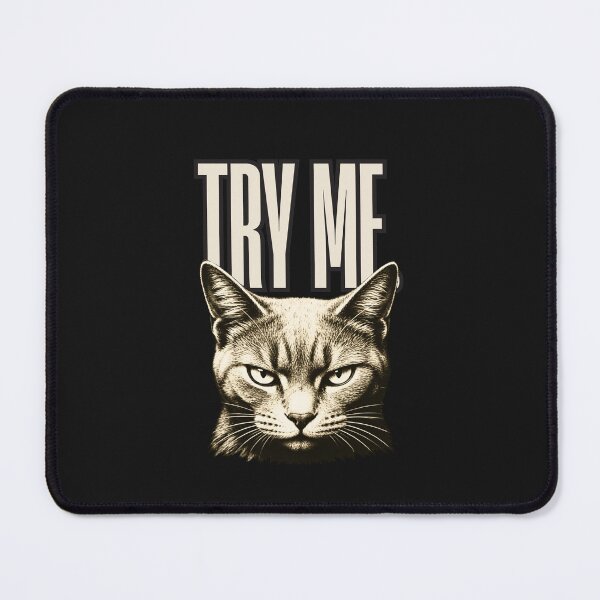 Item preview, Try Me Cat Streetwear Design designed and sold by AdicretorDesign.
