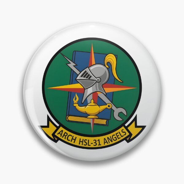 Item preview, Official Heritage Insignia of Helicopter Anti-Submarine Squadron Light Thirty-One (HSL-31) "Arch Angels" designed and sold by CharlieDesings.