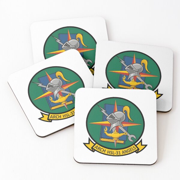 Item preview, Official Heritage Insignia of Helicopter Anti-Submarine Squadron Light Thirty-One (HSL-31) "Arch Angels" designed and sold by CharlieDesings.