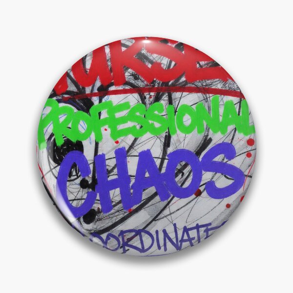 Item preview, `Nurses Professional Chaos Coordinator - Anti Design Nurse Sticker` designed and sold by Petringo.