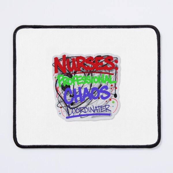 Item preview, `Nurses Professional Chaos Coordinator - Anti Design Nurse Sticker` designed and sold by Petringo.
