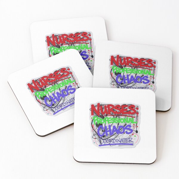 Item preview, `Nurses Professional Chaos Coordinator - Anti Design Nurse Sticker` designed and sold by Petringo.