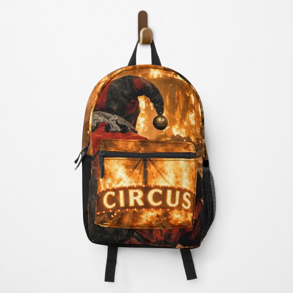 Item preview, Burning Circus Tent with Clown designed and sold by WitchyBotanicaArt.