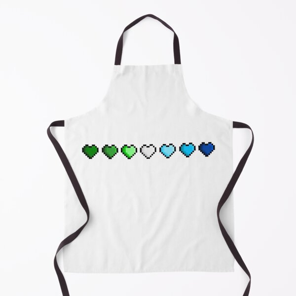 Item preview, Pixel Gay Pride Flag Hearts designed and sold by HarveyHandcraftsandDesigns.