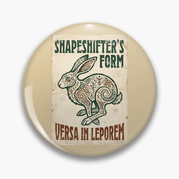 Item preview, Shapeshifter Form Celtic Rabbit Occult Folklore designed and sold by SplashTastic.
