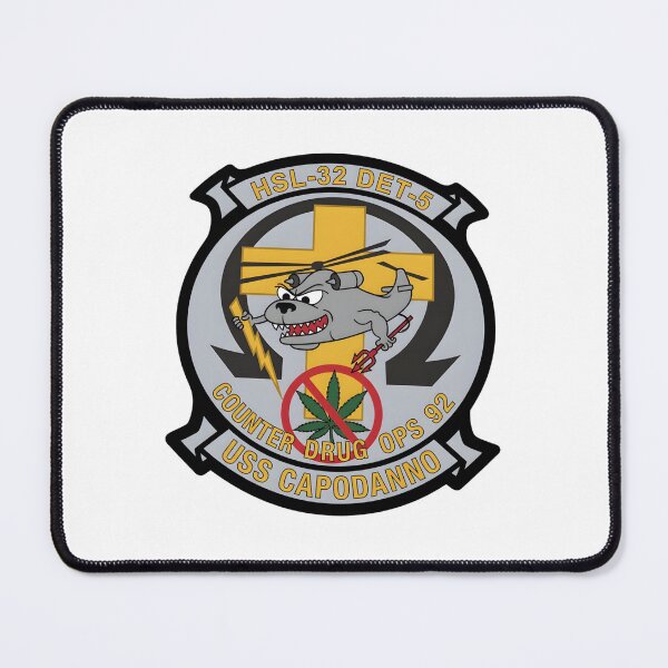Item preview, Deployment Patch for HSL-32 Detachment 5 "Counter Drug Ops 92" aboard USS Capodanno (FF-1093) designed and sold by CharlieDesings.