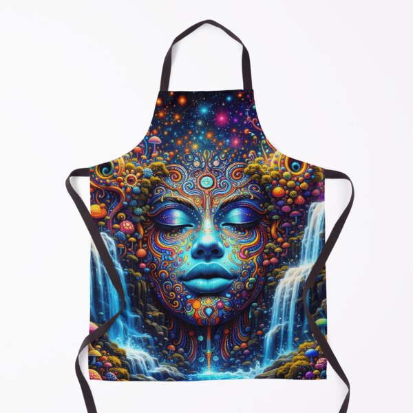 Item preview, Lab Visions 109: Mushroom Waterfall Goddess  designed and sold by The Psychedelic Anarchist.