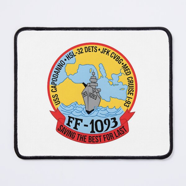 Item preview, Commemorative Deployment Patch for USS Capodanno (FF-1093) Mediterranean Cruise 1993 with HSL-32 Detachments designed and sold by CharlieDesings.