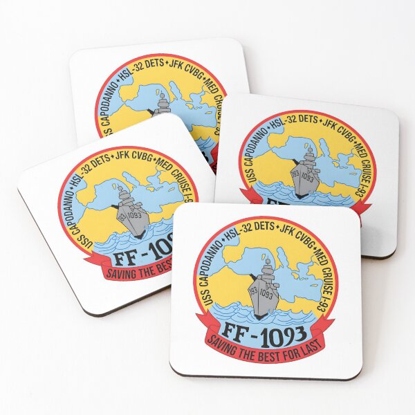 Item preview, Commemorative Deployment Patch for USS Capodanno (FF-1093) Mediterranean Cruise 1993 with HSL-32 Detachments designed and sold by CharlieDesings.