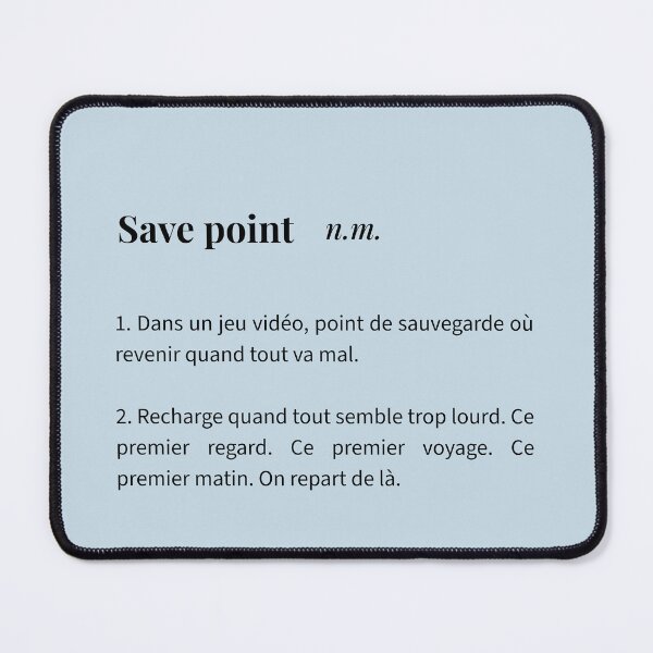 Item preview, Save point - Definition of Couple Humor | Design Dictionary designed and sold by Love&Geek.