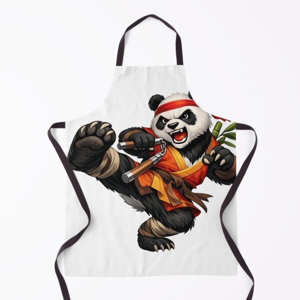 Item preview, Fierce Panda Warrior – Martial Arts Animal Action Design designed and sold by veloramode.