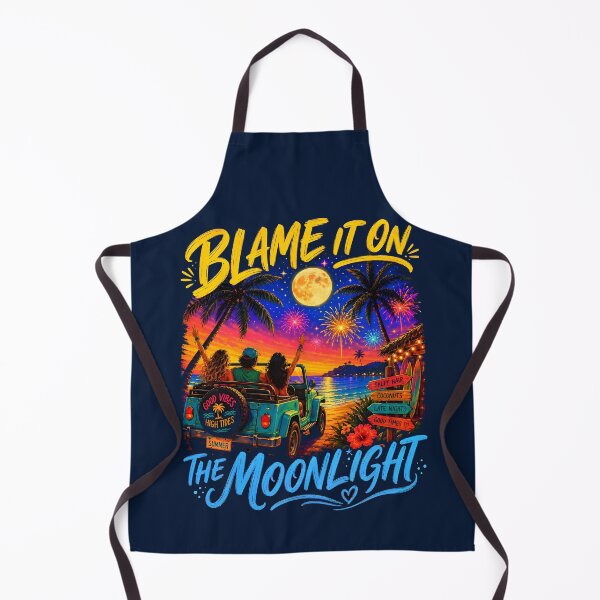 Item preview, Blame it on the moonlight poster design 2 designed and sold by DigitalandPhoto.