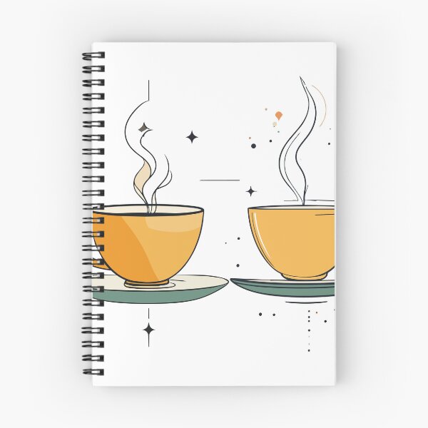 Item preview, Modern Minimalist Coffee Cups Duo Aesthetic Wall Art designed and sold by BestChoiceService.
