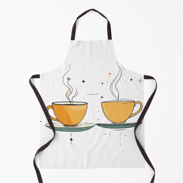 Item preview, Modern Minimalist Coffee Cups Duo Aesthetic Wall Art designed and sold by BestChoiceService.