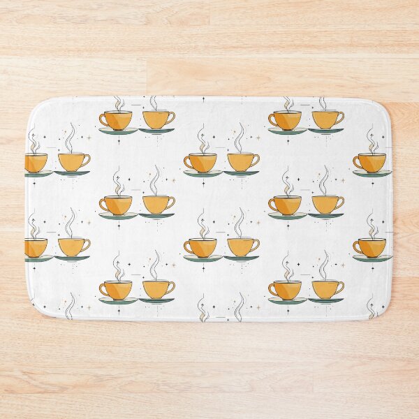 Item preview, Modern Minimalist Coffee Cups Duo Aesthetic Wall Art designed and sold by BestChoiceService.